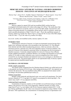 mercury ions capture by natural and iron