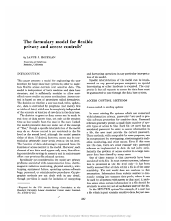 The formulary model for flexible privacy and access controls*