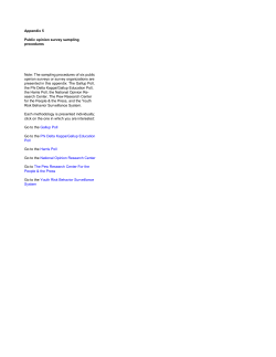 Appendix 5 Public opinion survey sampling procedures Note: The