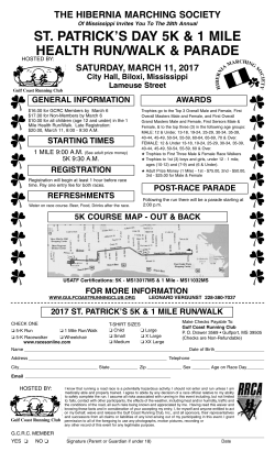 Entry form - Gulf Coast Running Club