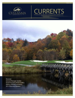 CUrrentS - Cullasaja Club