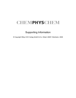 Supporting Information - Wiley-VCH