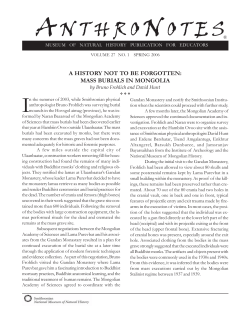 SpringAN 2006 - Department of Anthropology