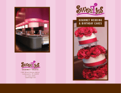 Cake Menu - Sweeties GT
