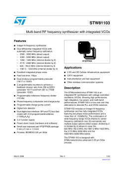 Datasheet - STMicroelectronics