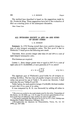 588 The method here described is based on the suggestions made