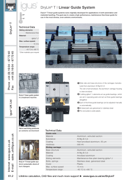 DryLin&reg; T | Linear Guide System