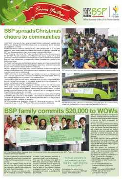 BSP Fiji Supplement