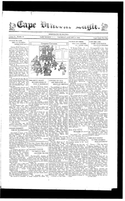 Number 15 CAPE VINCENT, N. \ . THURSDAY, JANUARY 15, 1948