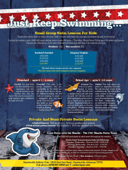 Click here for information and registration forms