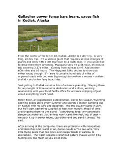 From the center of the lower 48, Kodiak, Alaska is a day