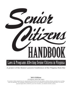 Senior Citizens Handbook