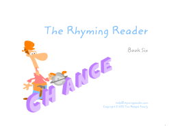 The Rhyming Reader