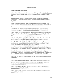 African Union. Directorate: OAU, Department of Foreign Affairs