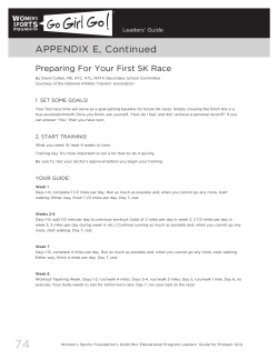 APPENDIX E, Continued - Women`s Sports Foundation