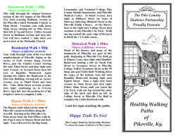 PCDP Walking Trails, Text - Pike County Health Department