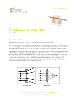 Neutralizing Lens Set