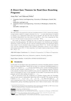 LIPIcs-APPROX-RANDOM-2016-44 - DROPS