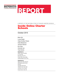 Inside Online Charter Schools