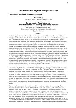 Sensorimotor Psychotherapy Institute