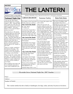 THE LANTERN - Bastrop, Texas