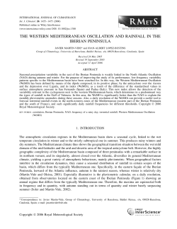 The Western Mediterranean Oscillation and rainfall in the Iberian
