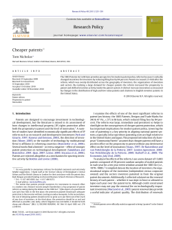 Cheaper patents - people.hbs.edu