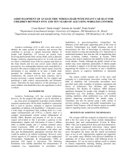 109, development of an electric wheelchair with infant car seat for
