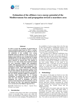 Estimation of the offshore wave energy potential of the