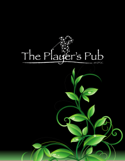 PlayersPub Menu.indd
