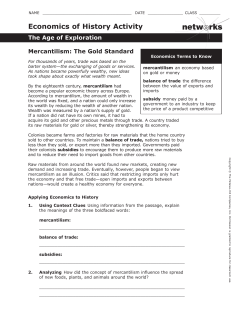 Mercantilism