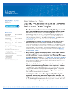 Liquidity Proves Resilient Even as Economic Environment