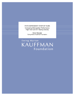 Path-Dependent Startup Hubs: Comparing Metropolitan Performance