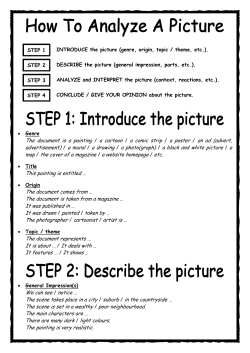How to analyze a picture - Let`s have fun with English