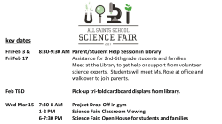 Science Fair – Parent Night