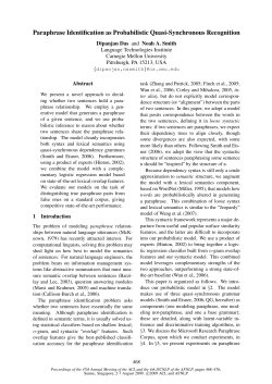 P09-1053 - Association for Computational Linguistics