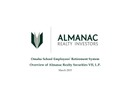 Almanac Realty Securities VII