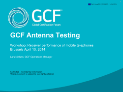 GCF Antenna Testing R1
