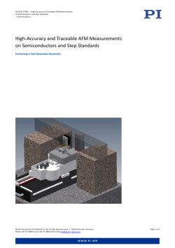 High-Accuracy and Traceable AFM Measurements on