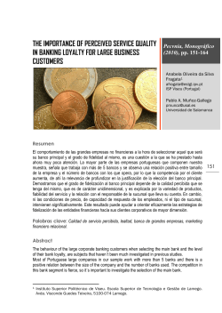 The importance of perceived service quality in banking loyalty for