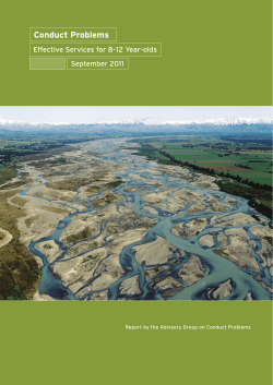 Conduct Problems: Effective Programmes for 8