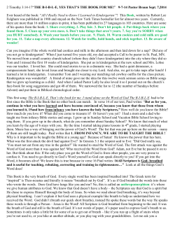 Text: Luke 10: 25-37 “A COMPASSIONATE HEART