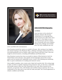 LIISA EVASTINA Biography