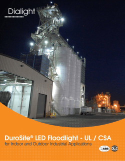 DuroSite® LED Floodlight - UL / CSA