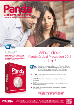 Panda Global Protection 2015