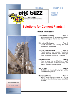 Solutions for Cement Plants!!