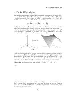 4 Partial Differentiation