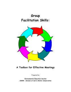 Group Facilitation Skills