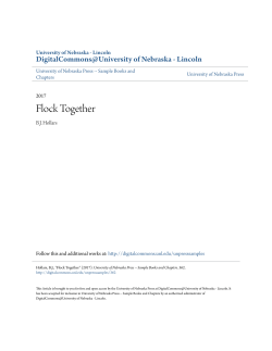 Flock Together - DigitalCommons@University of Nebraska