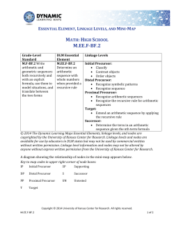 M.EE.F-BF.2 - Dynamic Learning Maps